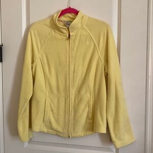 Lilly Pulitzer Yellow Utility Jacket with Full-Length Zipper